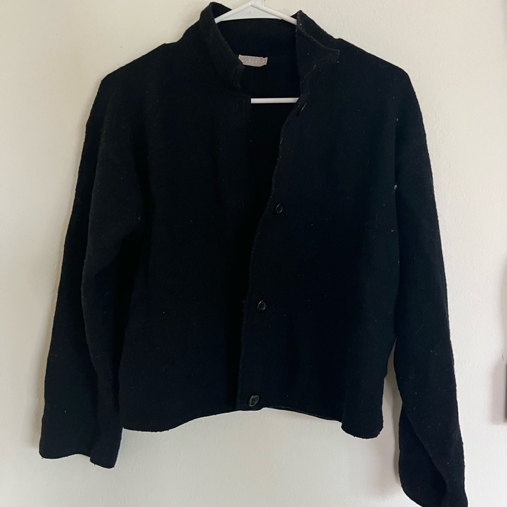 j crew cardigan blazer